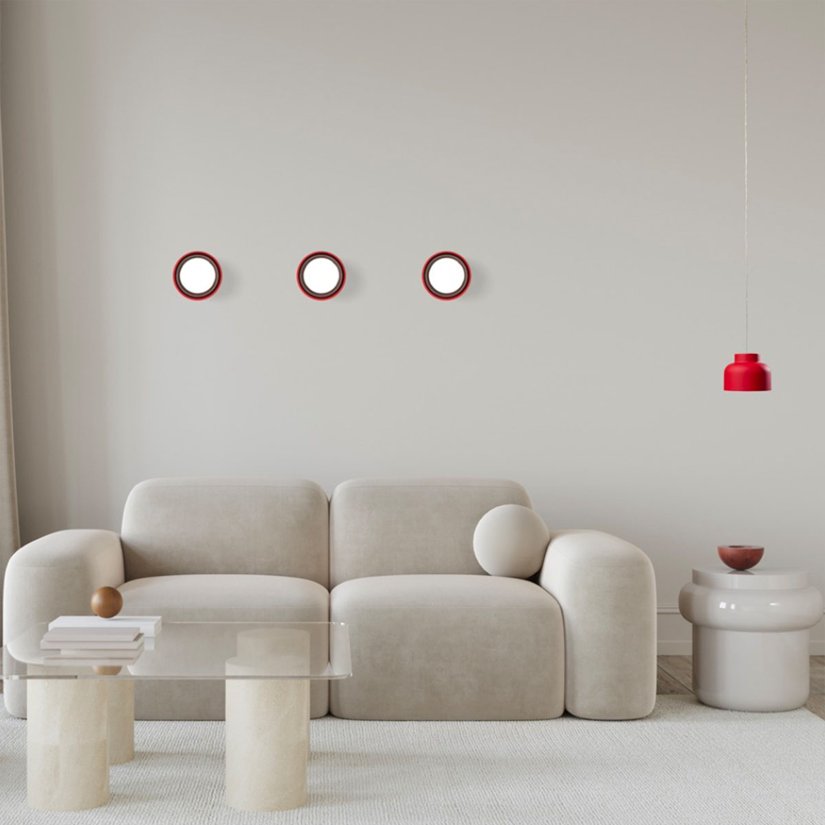 Bottone Wand-/ Deckenleuchte, Ø: 10,6 cm, Weiß Bottone Wand-/ Deckenleuchte, Ø: 10,6 cm, Titanium