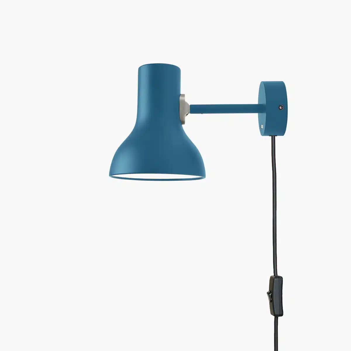 Anglepoise Type 75 Mini Wandleuchte Margaret Howell Edition, Saxon Blue, Mit Kabel