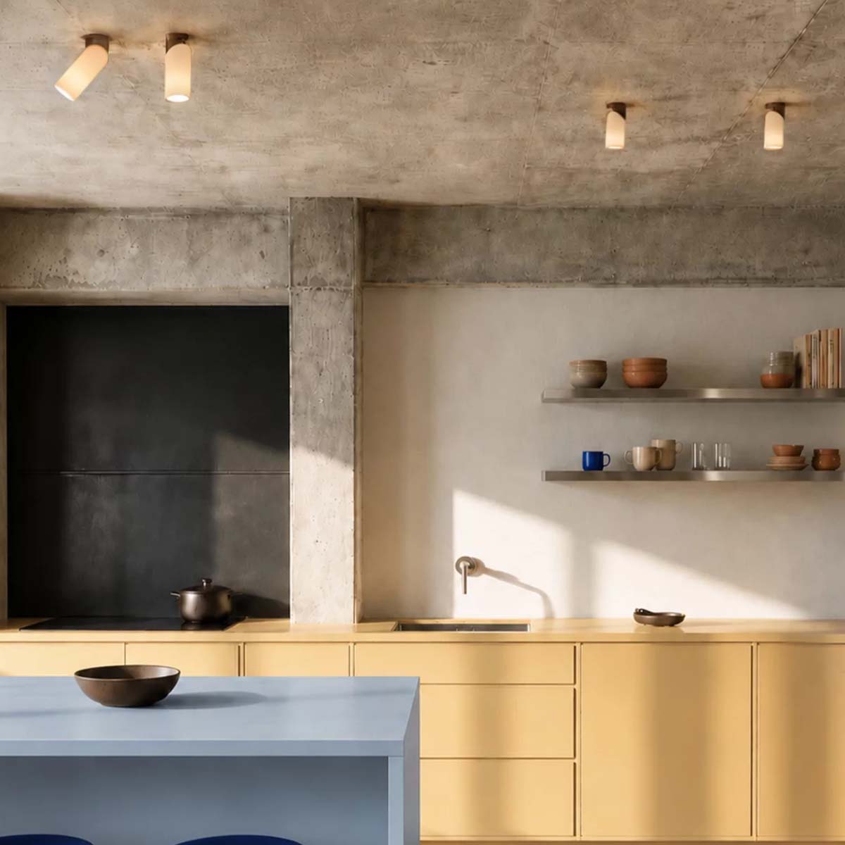 Delta Light LUNELLE 52 Aufbaustrahler, Ø: 5,2 cm, L: 11,6 cm, Gebürstete Alte Bronze, Warmweiß 3000K