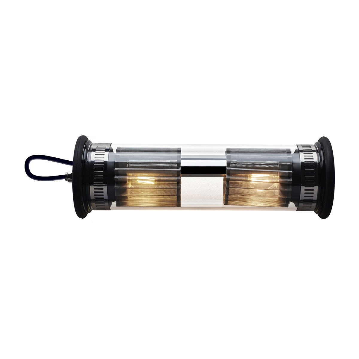 In The Tube Pendant Horizontal 100-350 Pendelleuchte, Silber, L: 37 cm