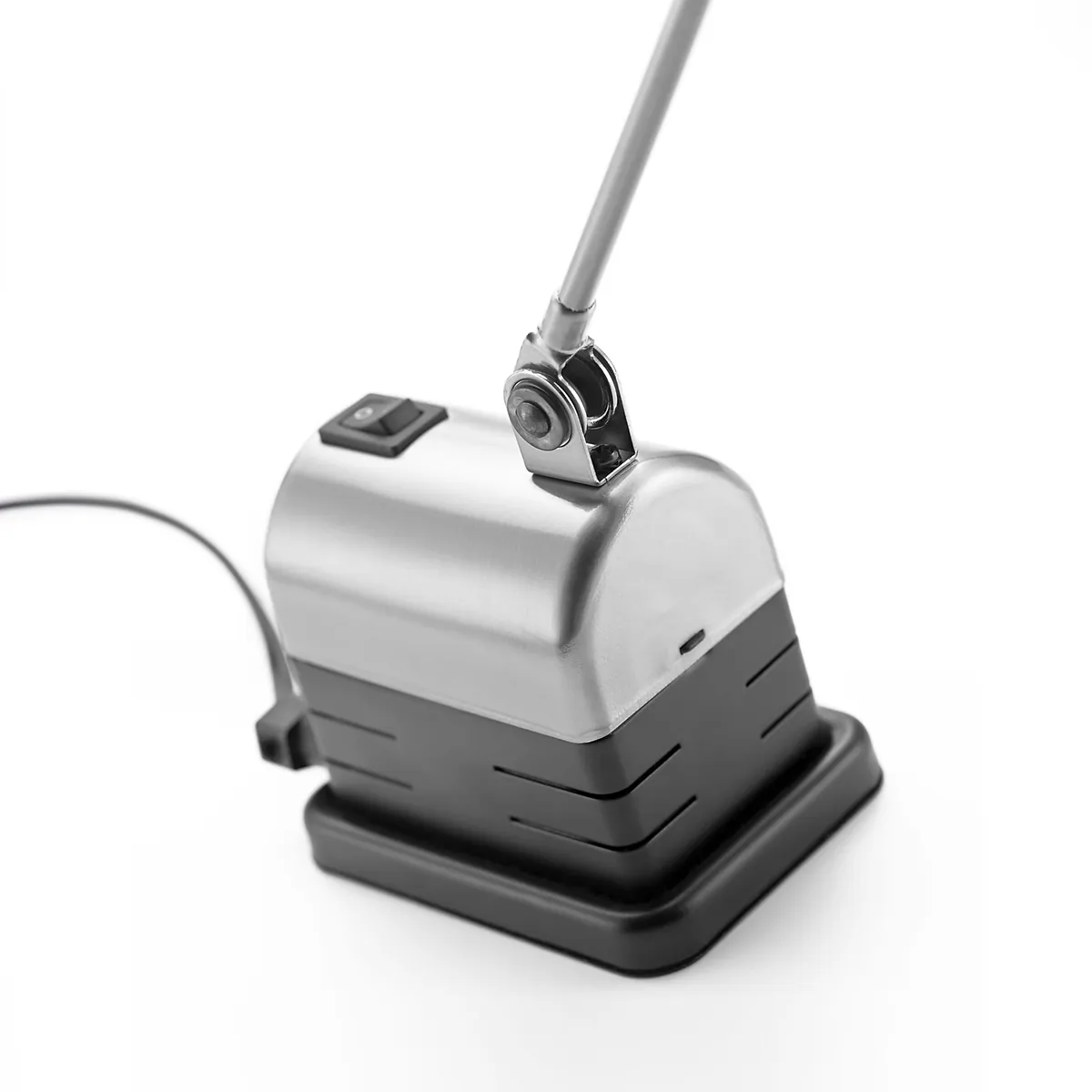 Daphinette LED Tischleuchte, H: 43 cm, Nickel gebürstet, Extra-Warmweiß 2700K