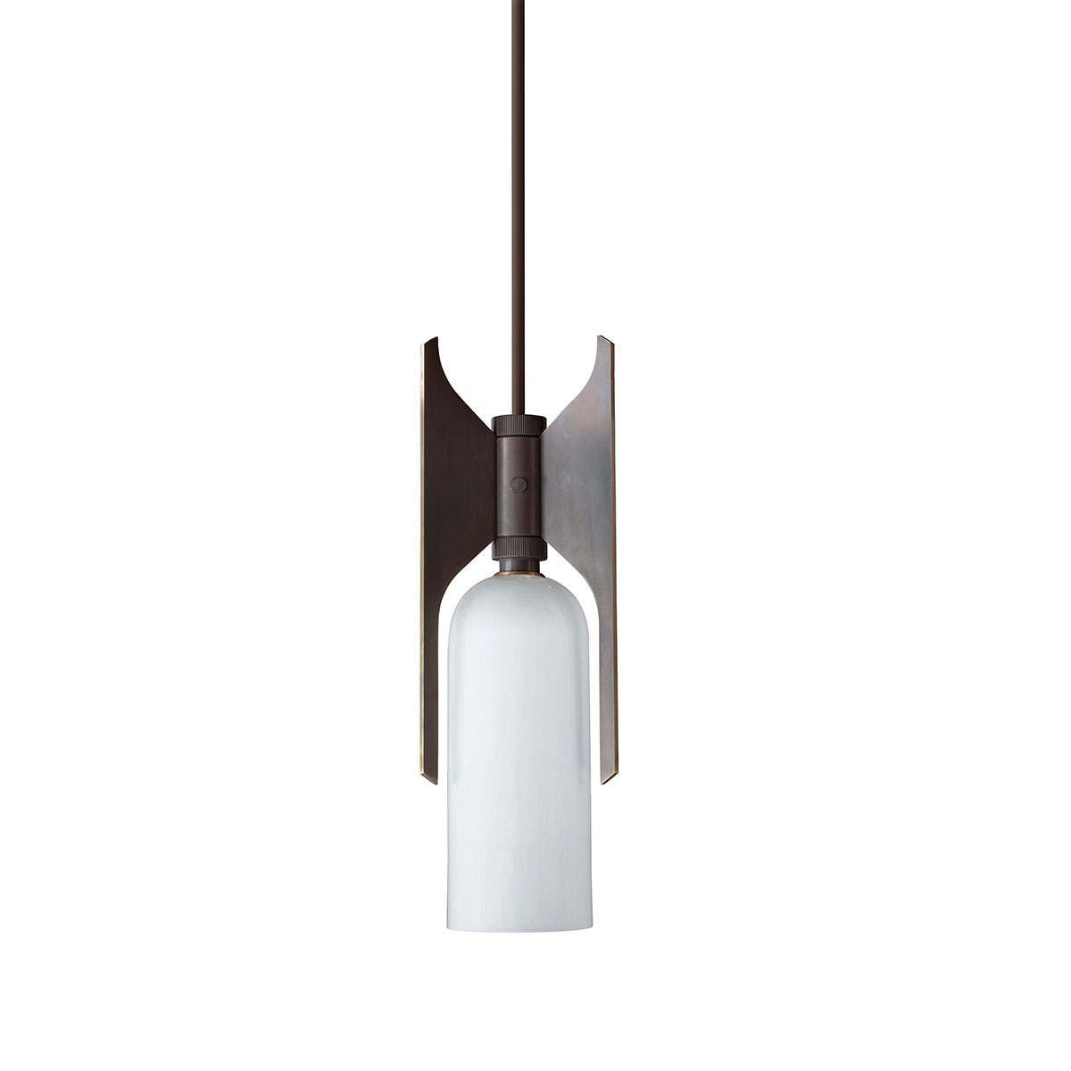 Bert Frank Pennon Pendelleuchte, Ø: 15,7 cm, Bronze aus Messing und Porzellan – exklusives britisches Design, sanftes Licht Bert Frank Pennon Pendelleuchte, Ø: 15,7 cm, Bronze aus Messing und Porzellan – exklusives britisches Design, sanftes Licht