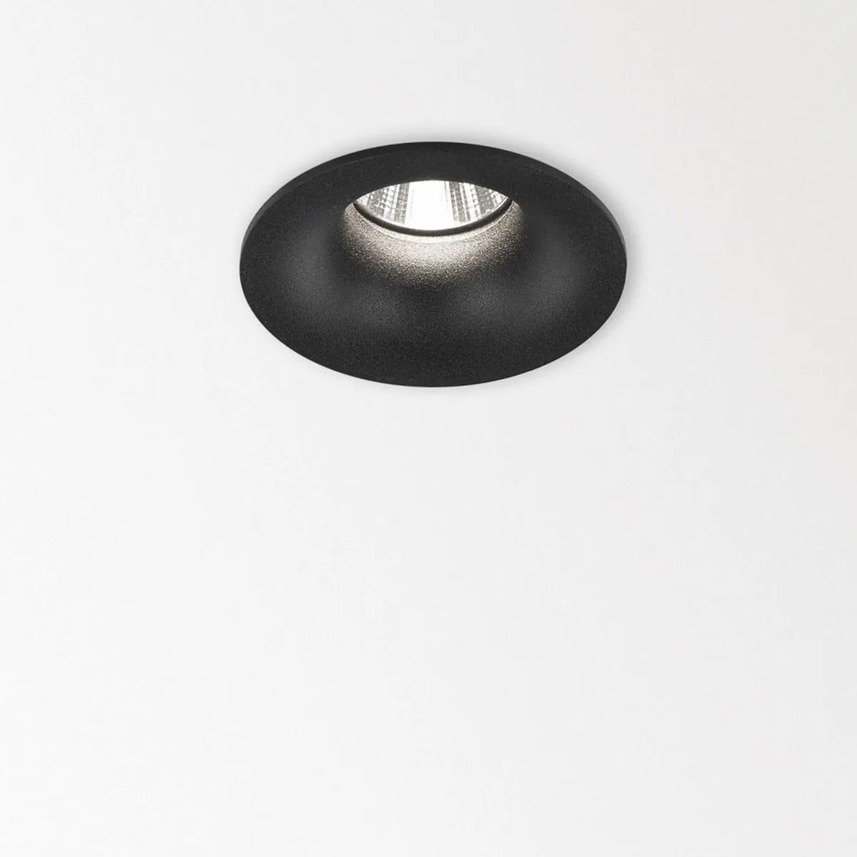 MINI REO II X 93037 IP65 Einbaustrahler, Ø: 6,3 cm, Schwarz, Warmweiß 3000K