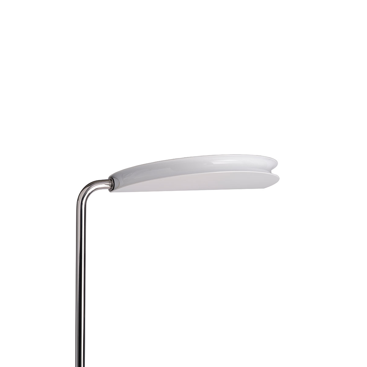 DCW Editions Mezzaluna Floor Stehleuchte Weiß Modern – Detailansicht aus Weiß, LED für Leseecke