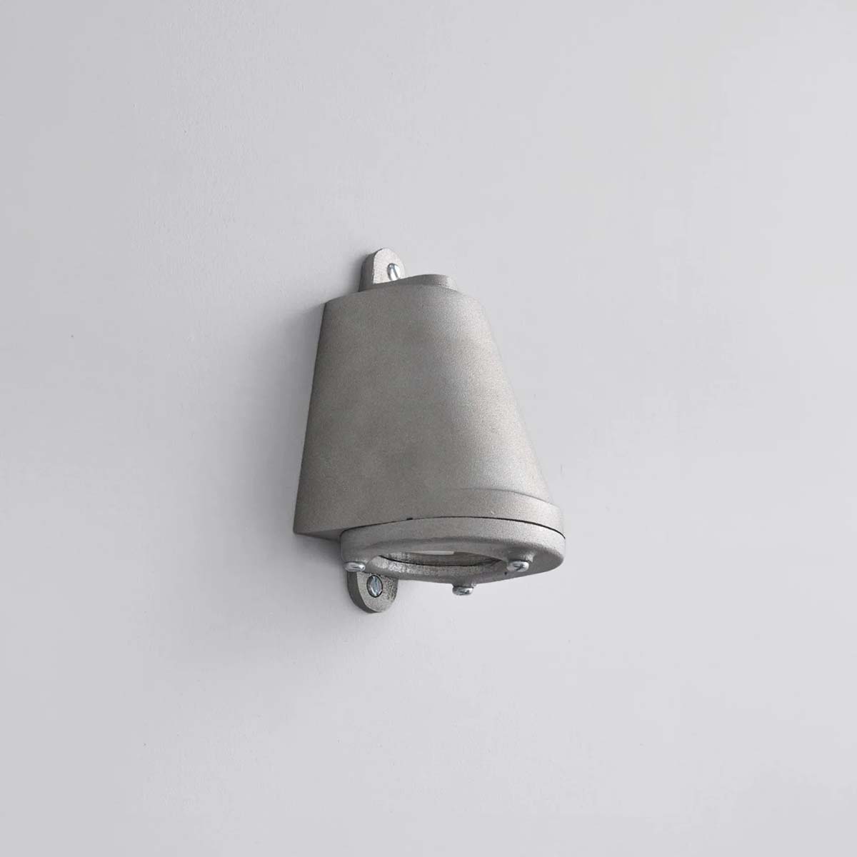 Original BTC Mast LED Wandleuchte, H: 13,9 cm, B: 7,8 cm Sandgestrahltes eloxiertes Aluminium