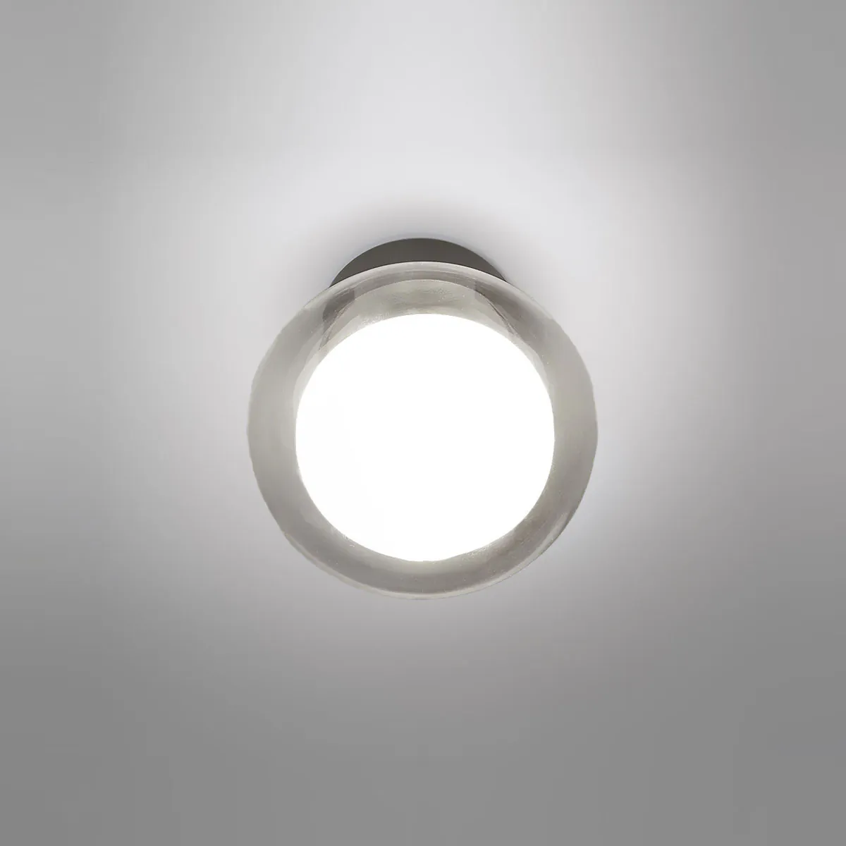 Nabila 552.41 Wand - Deckenleuchte Ø: 12 cm, Schwarz Matt / Schwarz Chrom & Rauchglas Nabila 552.41 Wand - Deckenleuchte Ø: 12 cm, Schwarz Matt / Schwarz Chrom & Rauchglas