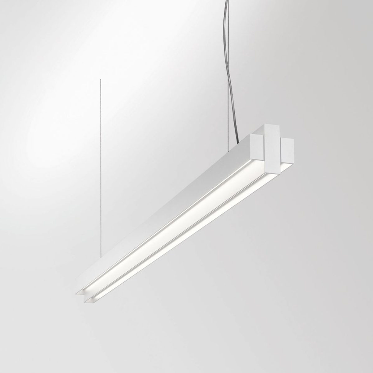 ONE-AND-ONLY P12 DOWN-UP 930 DIM1 Pendelleuchte, Weiß, 1-10V, L: 118,1 cm