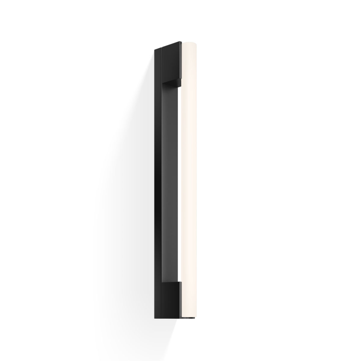 Decor Walther Omega 50 Wandleuchte Bad, H: 50,5 cm, B: 4 cm, Schwarz matt – moderne Wandlampe fürs Bad Decor Walther Omega 50 Wandleuchte Bad, H: 50,5 cm, B: 4 cm, Schwarz matt – moderne Wandlampe fürs Bad