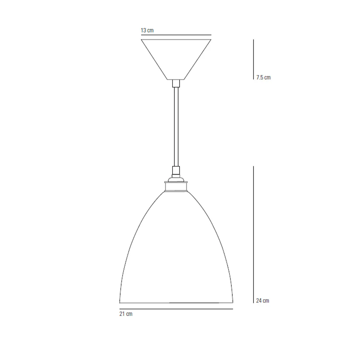 Task Pendant Light Pendelleuchte, Rot