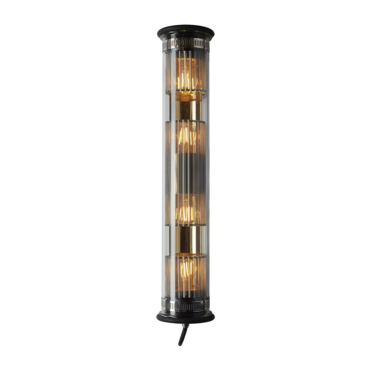 In The Tube 120-700 Wandleuchte, Gold & Silber, L: 72 cm