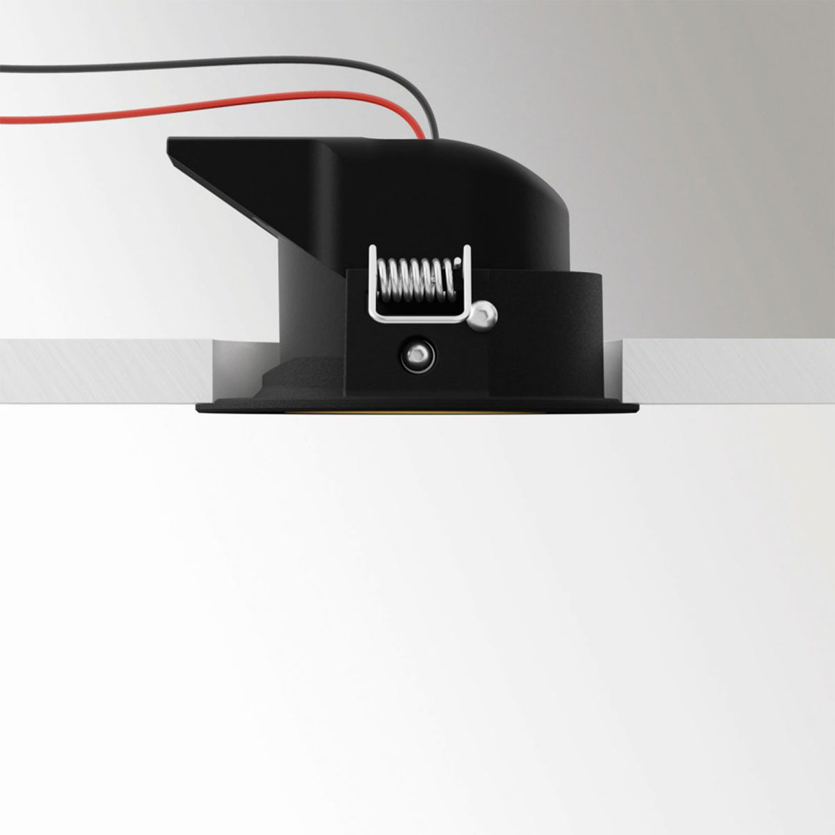 PLAT-OH! 93036 Einbaustrahler, Ø: 8,2 cm, Schwarz & Goldfarben, Warmweiß 3000K, 36°