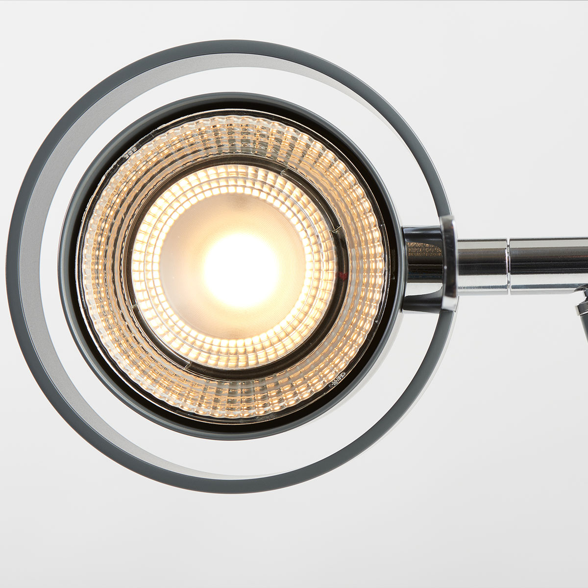 Pure mini Tischleuchte, H: 35,5 cm, Basalt Grau matt