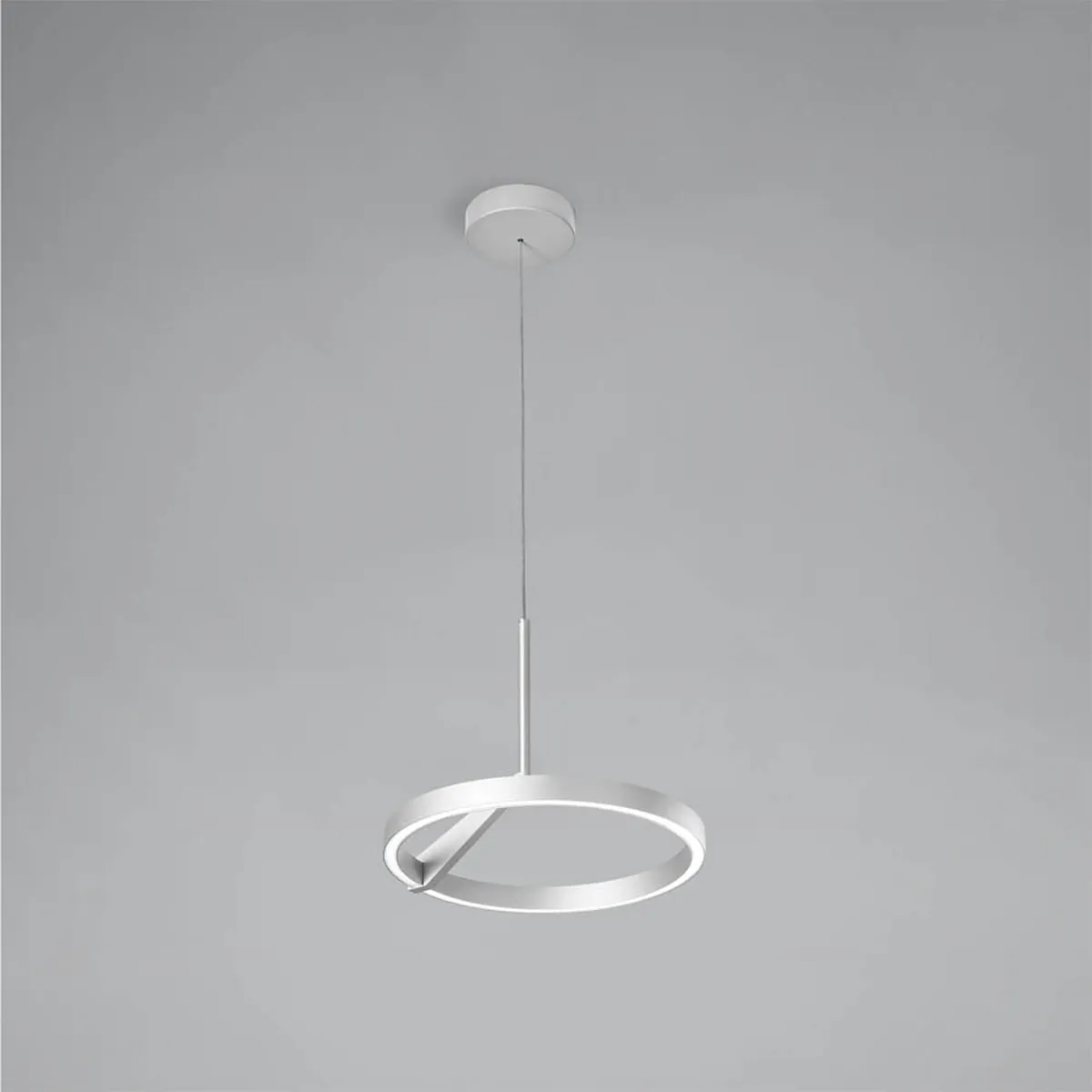 Meridiana Ring Pendelleuchte mit Up-Down Licht, Weiß, Ø: 33 cm