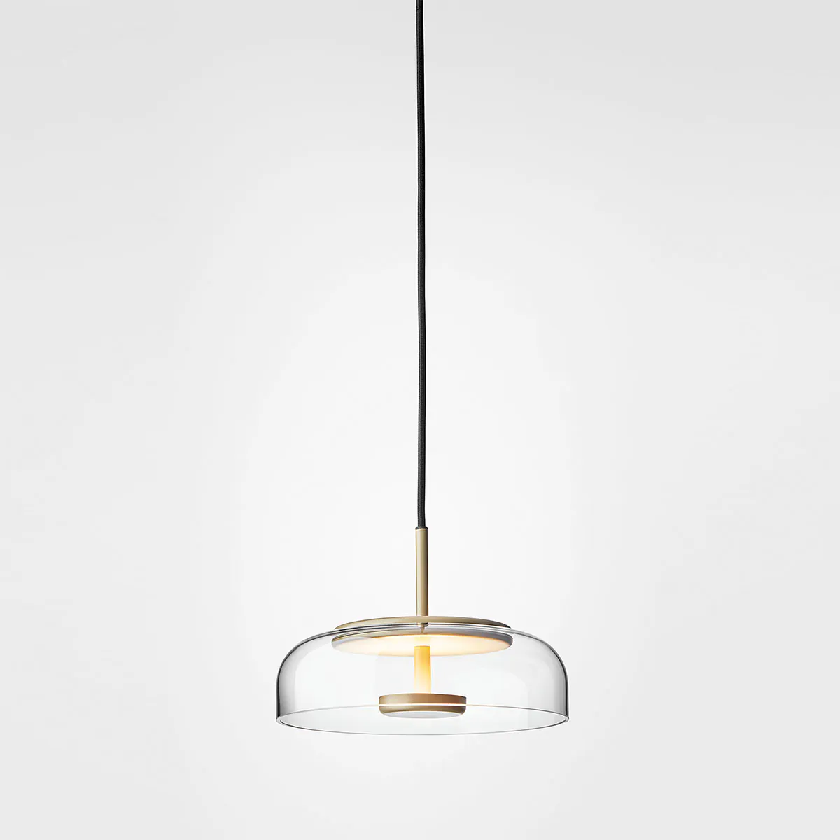 Blossi 1 Pendelleuchte, Ø: 23 cm, Gold