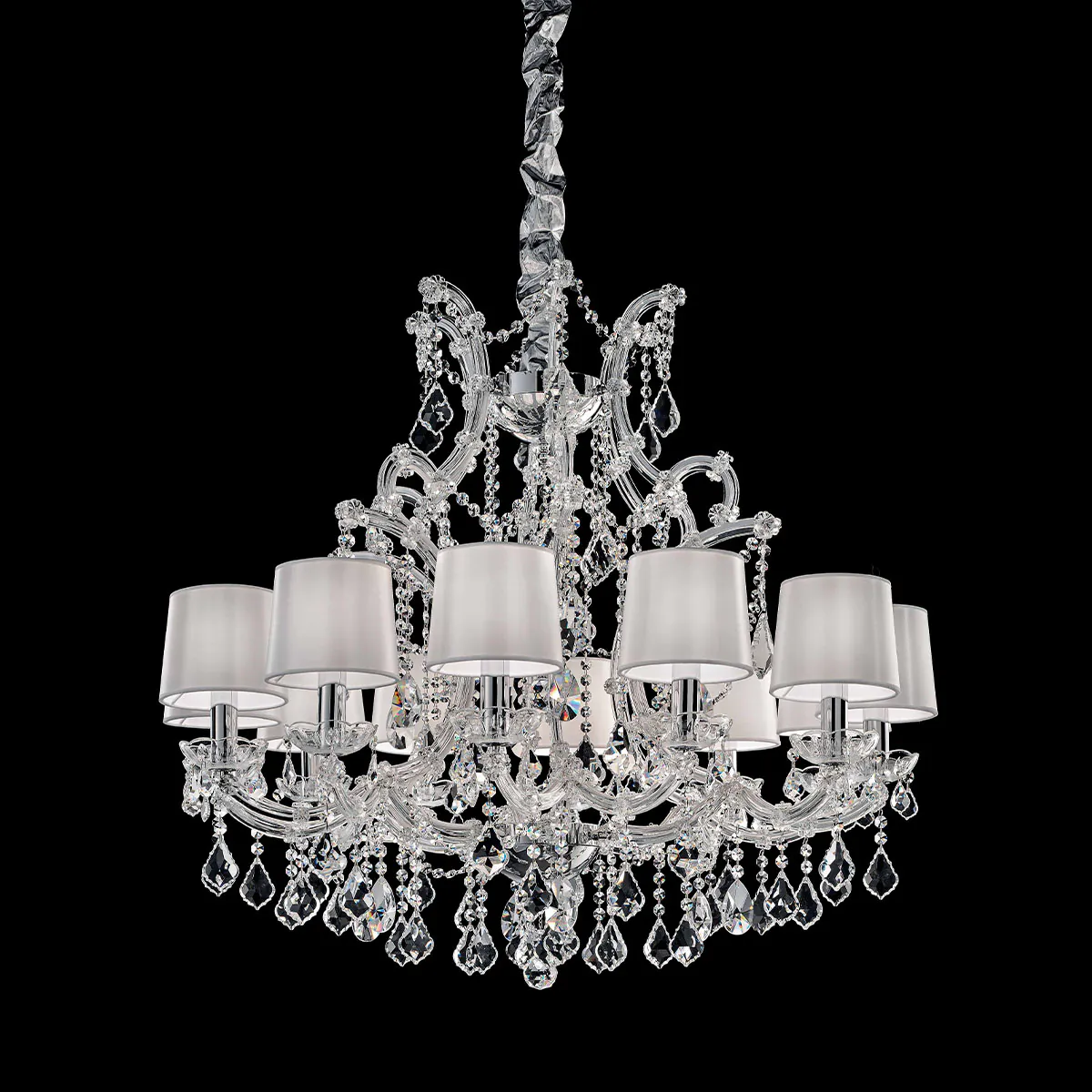 Maria Teresa VE 915 Kristallglas Kronleuchter, 12-flammig, Ø: 95 cm