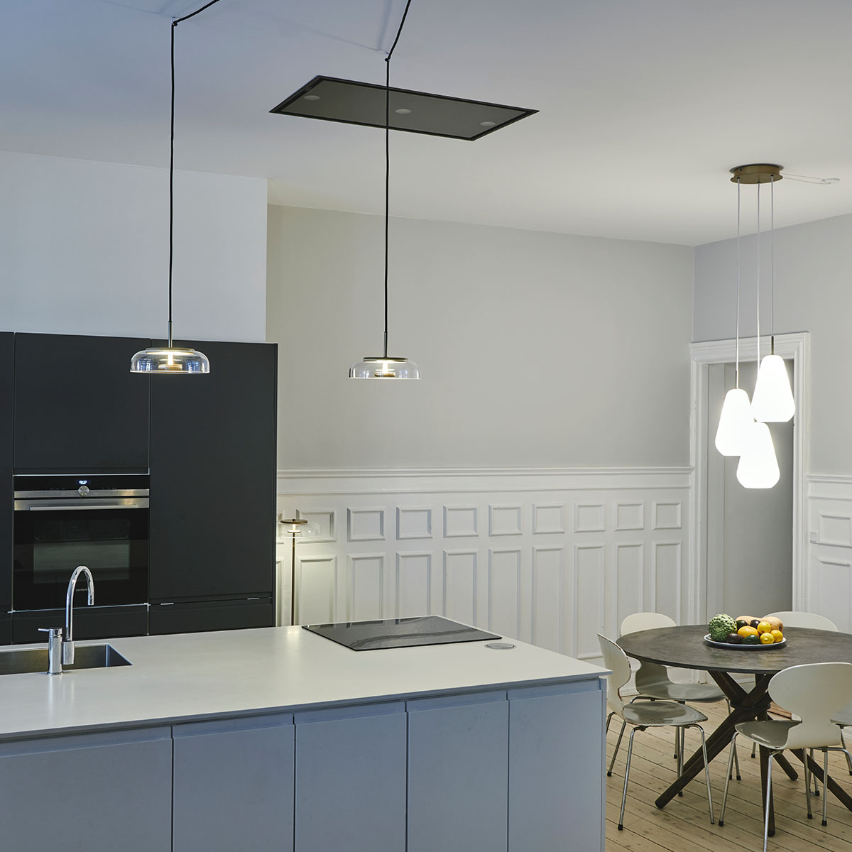 Blossi 1 Pendelleuchte, Ø: 23 cm, Gold