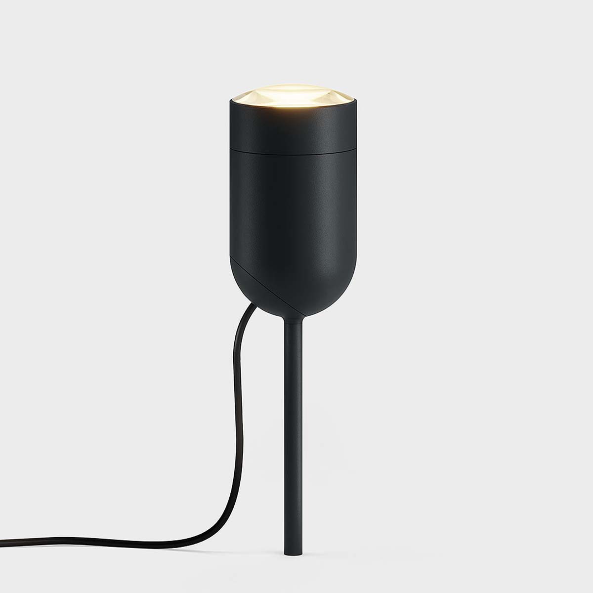 IP44.de bik.4 spike Erdspießleuchte, Connect, H: 55,4 cm Deep Black
