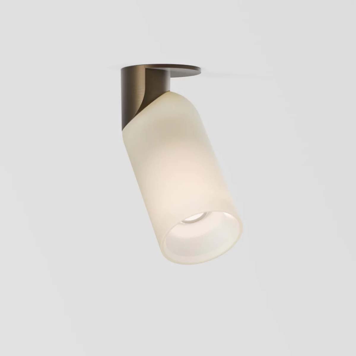 Delta Light LUNELLE 52 CLIP Einbaustrahler, H: 13 cm, Ø: 5,2 cm, Gebürstete braune Bronze, Extra-Warmweiß 2700K
