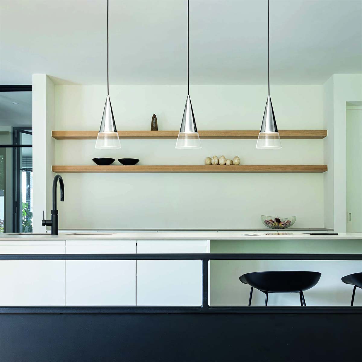 Cono SP1 Pendelleuchte, Ø: 15 cm, Messing Cono SP1 Pendelleuchte, Ø: 15 cm, Chrom