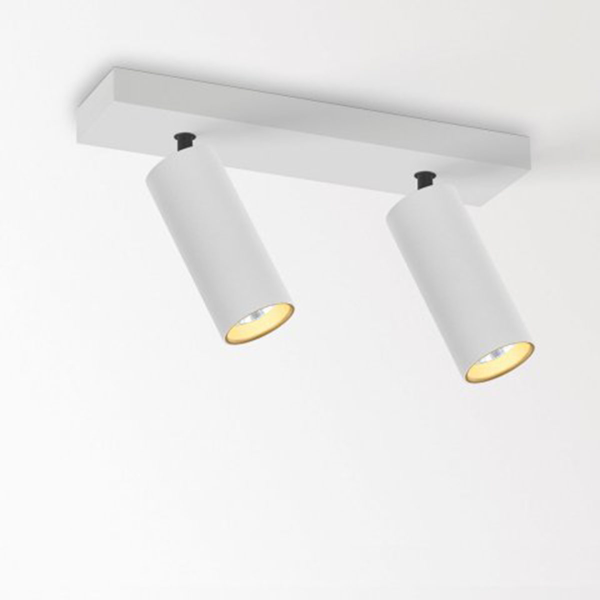 SPY 39 ON 2 92740 DIM8 Aufbaustrahler, Ø: 3,9 cm, L: 9,2 cm, Weiß, Extra-Warmweiß 2700K, 40°