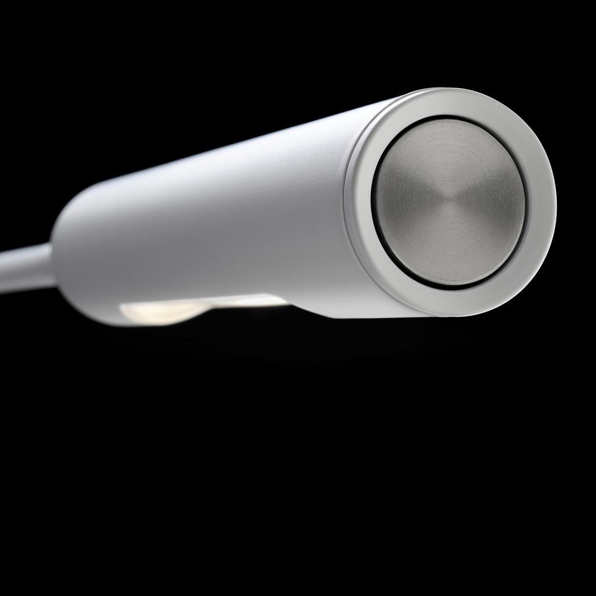 Flo Wall M Wandleuchte, Gunmetal, Extra-Warmweiß 2700K, ohne Kabel