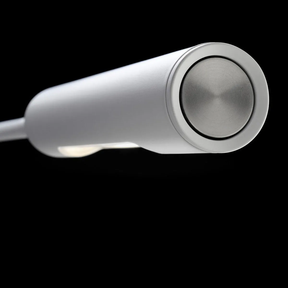 Flo Wall M Wandleuchte, Gunmetal, Extra-Warmweiß 2700K, ohne Kabel