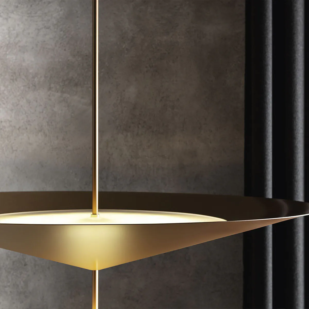 Narciso 1710-20 Pendelleuchte, Ø: 110 cm, Gold