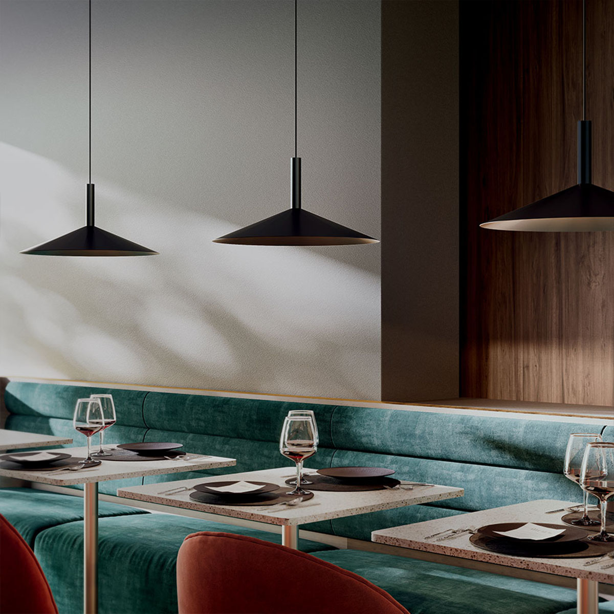 Altura 1907-20 Pendelleuchte, Ø: 40 cm, Bronze