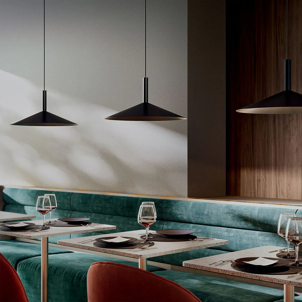 Altura 1907-20 Pendelleuchte, Ø: 40 cm, Bronze