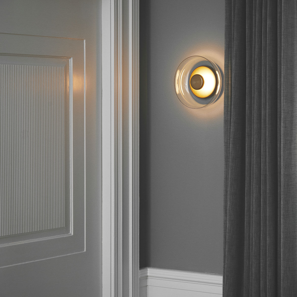 Blossi Wandleuchte, Ø: 23 cm, Opalglas