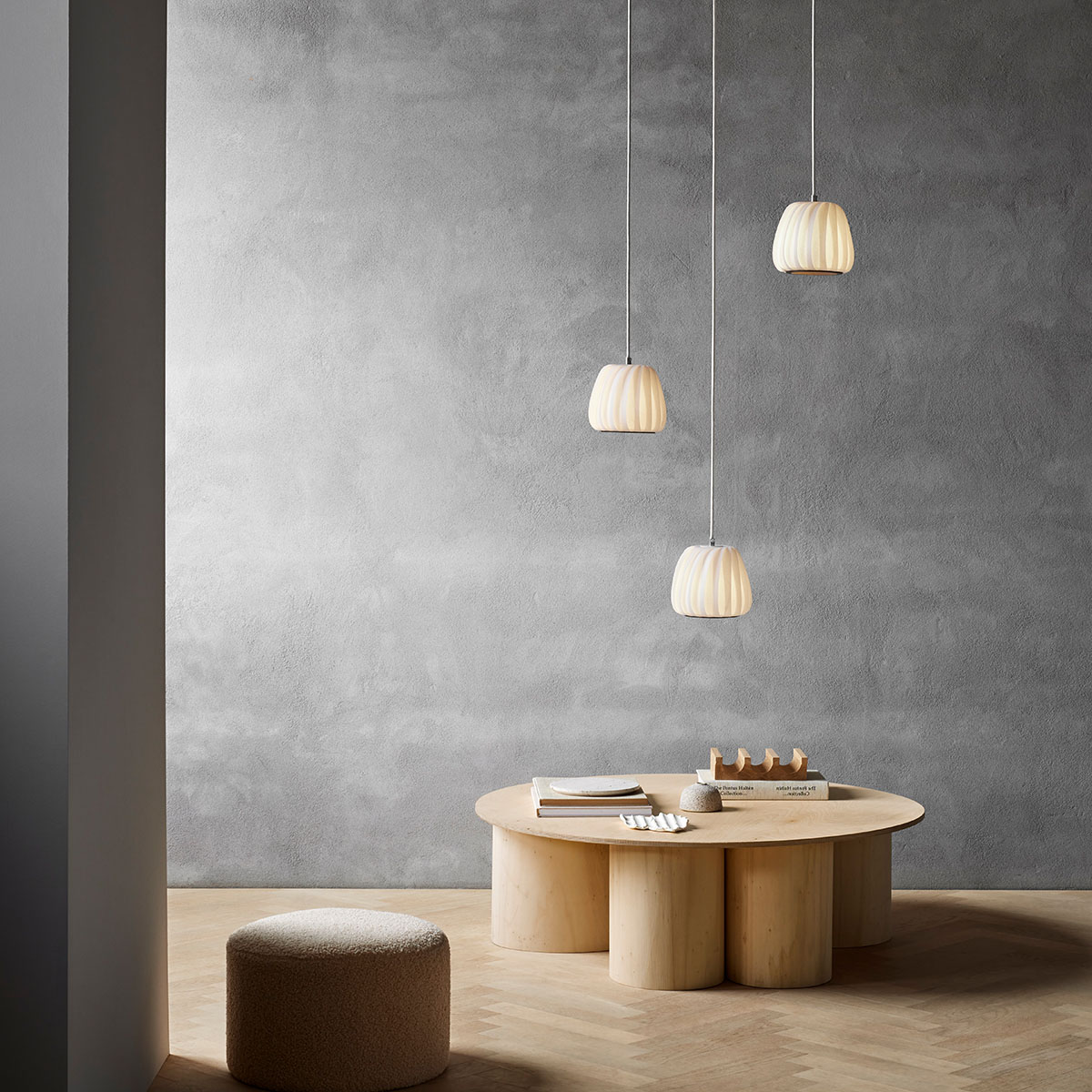 ST906 Mini Pendelleuchte, Ø: 18 cm, H: 17 cm, Beschichtetes Papier