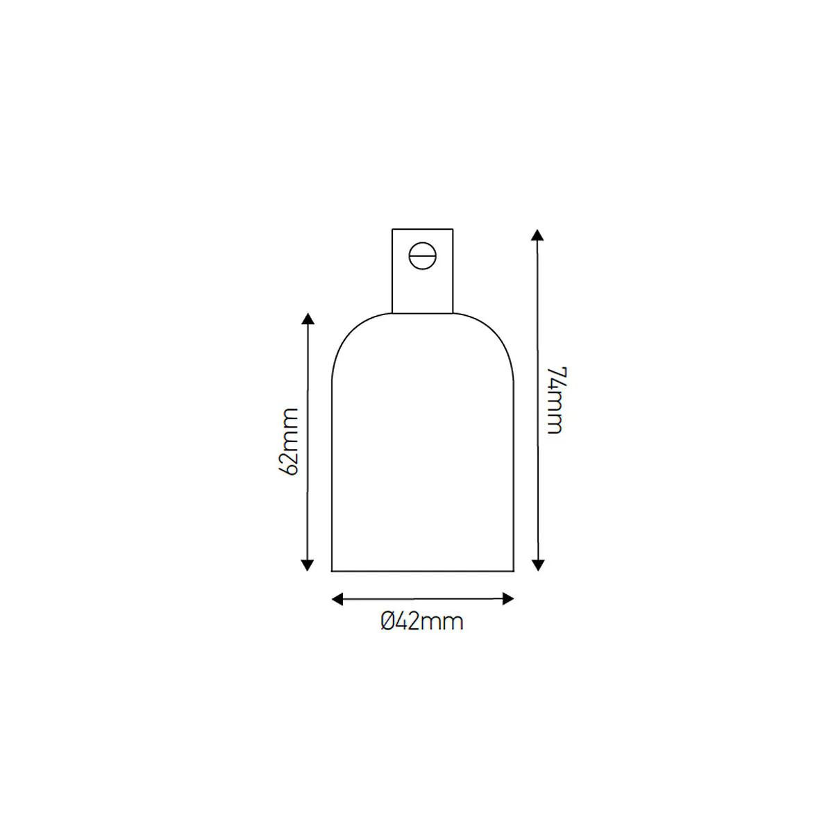 Lampenfassung E27 Aluminium Bronze vergoldet