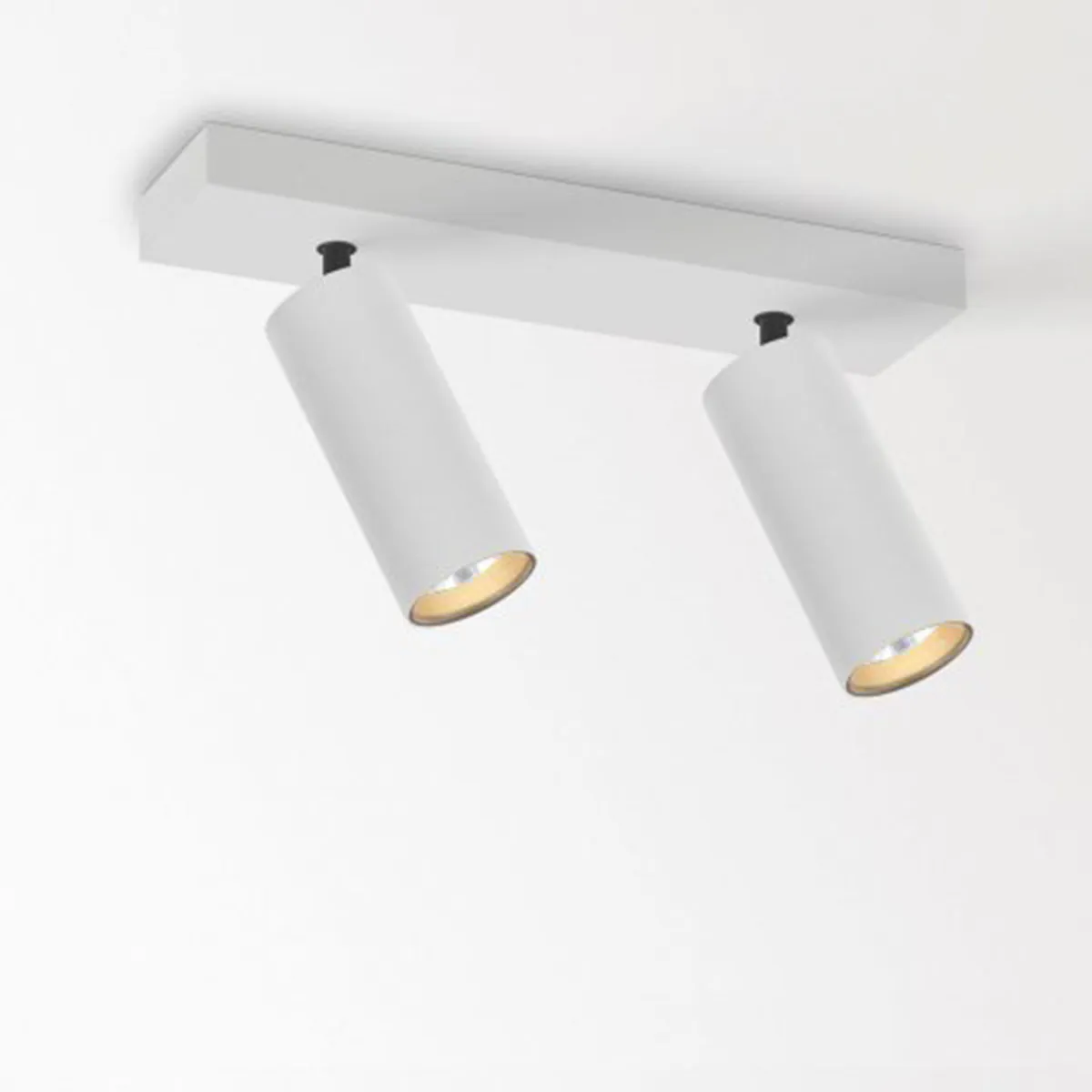 DeltaLight SPY 39 ON 2 92720 DIM8 Aufbaustrahler, Ø: 3,9 cm, L: 9,2 cm Weiß, Extra-Warmweiß 2700K, 20° Weiß Bronze Modern & neutral – exklusive für Küche schwenkbar & drehbar