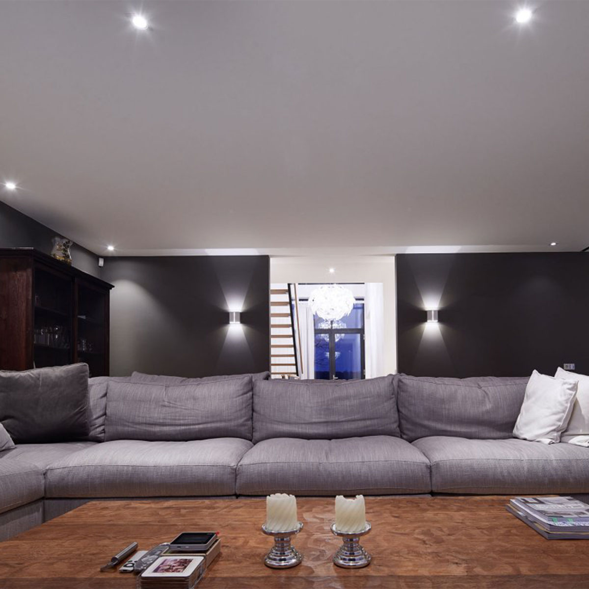 REO S OK 93050 S1 Einbaustrahler, L: 10,4 cm, B: 10,4 cm, Warmweiß 3000K, 50°