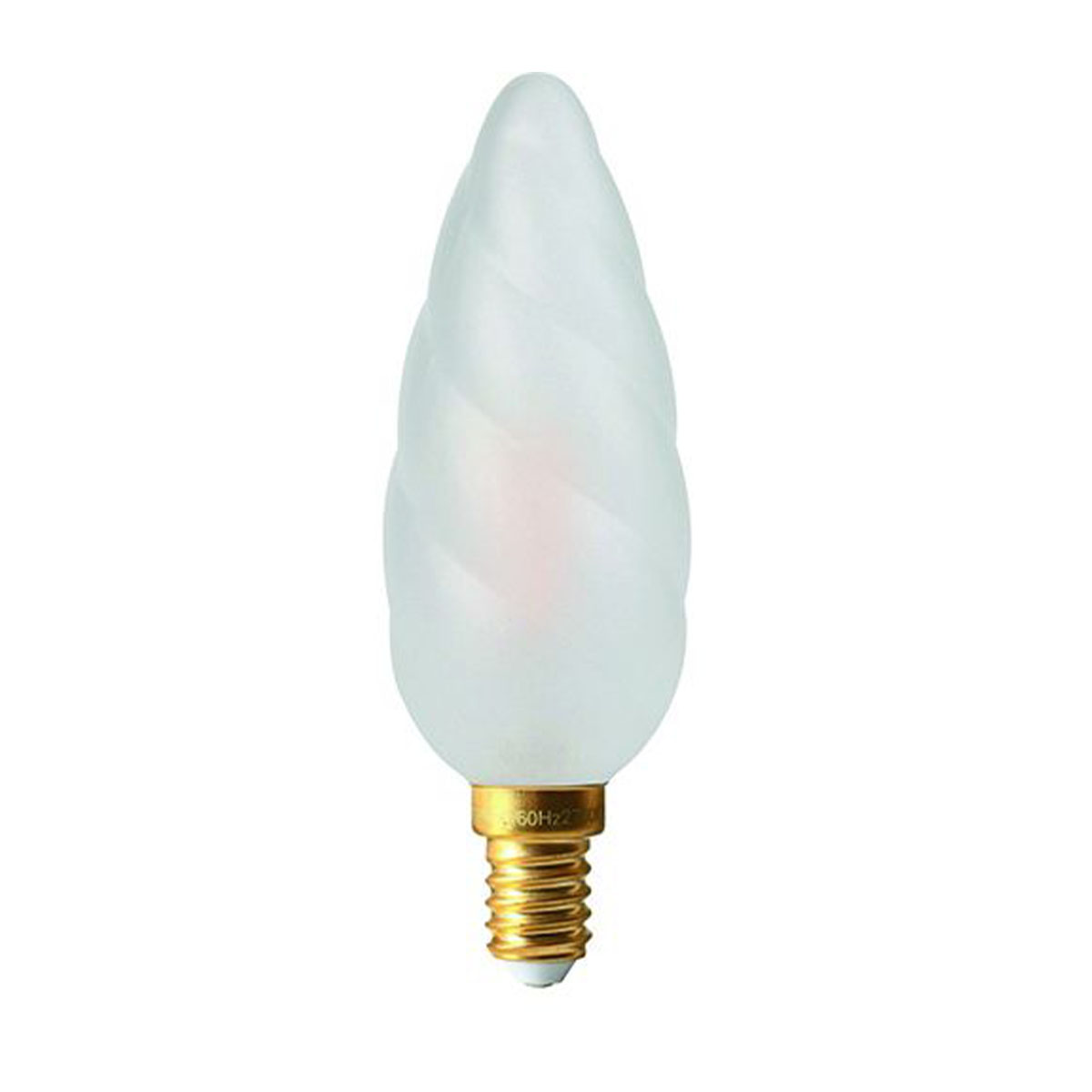 Flamme Torsadée géante F15 LED 4W E14 2700K 300lm matt dimmbar