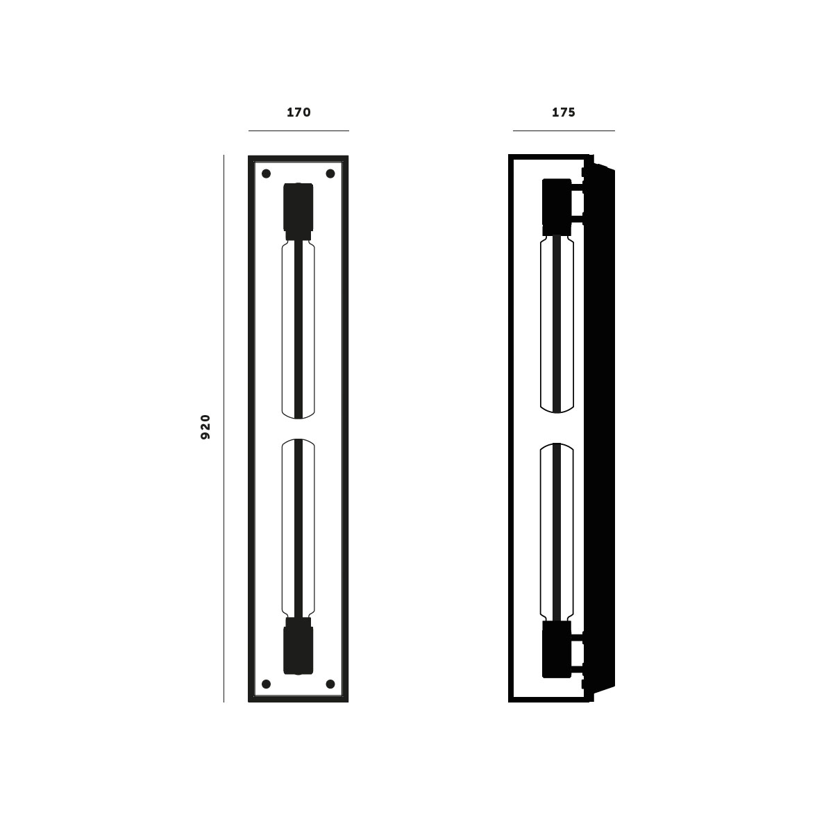 Caged Wall Light X.Large, White Marble Caged Wall Light X.Large, Black Marble
