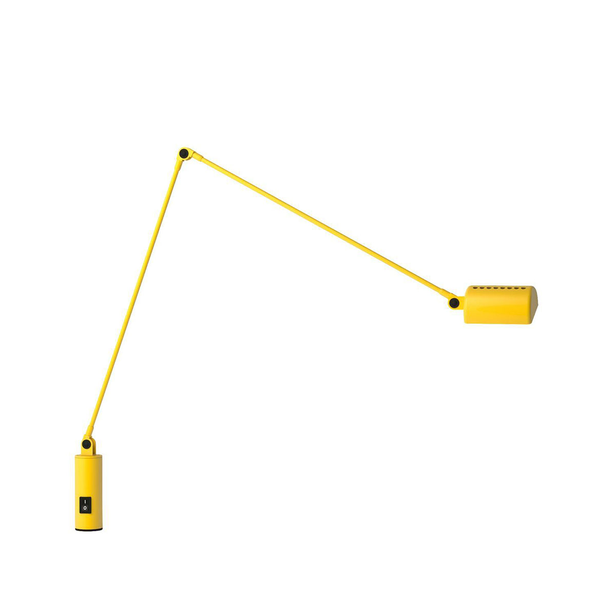 Daphine Cilindro LED Tischleuchte, H: 49 cm, Gelb matt, Warmweiß 3000K
