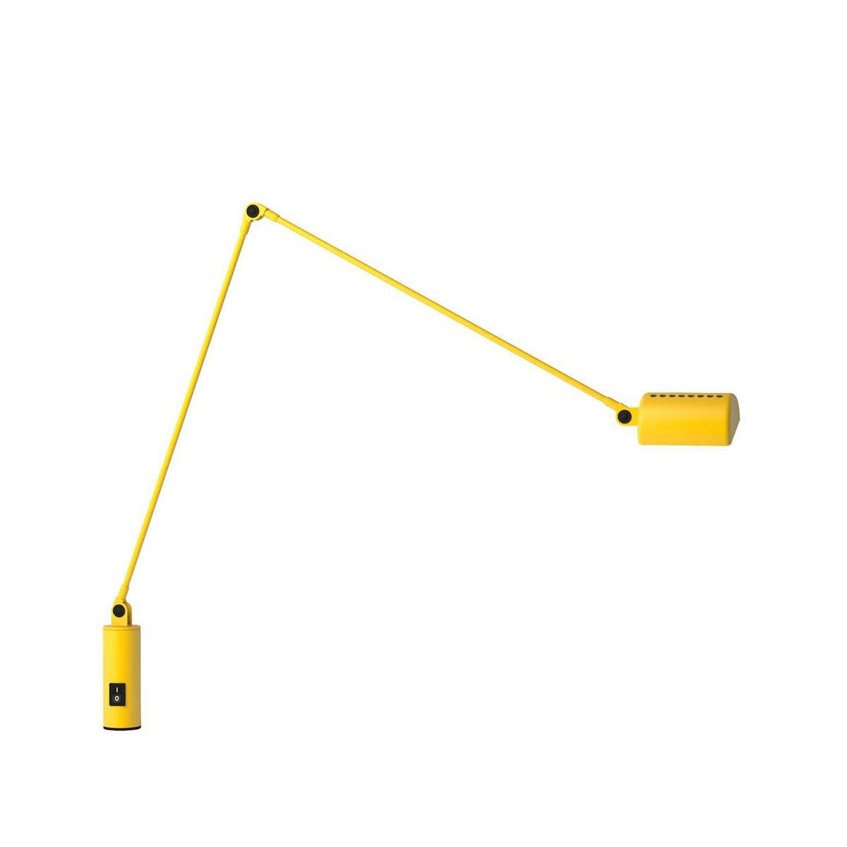 Daphine Cilindro LED Tischleuchte, H: 49 cm, Gelb matt, Extra-Warmweiß 2700K