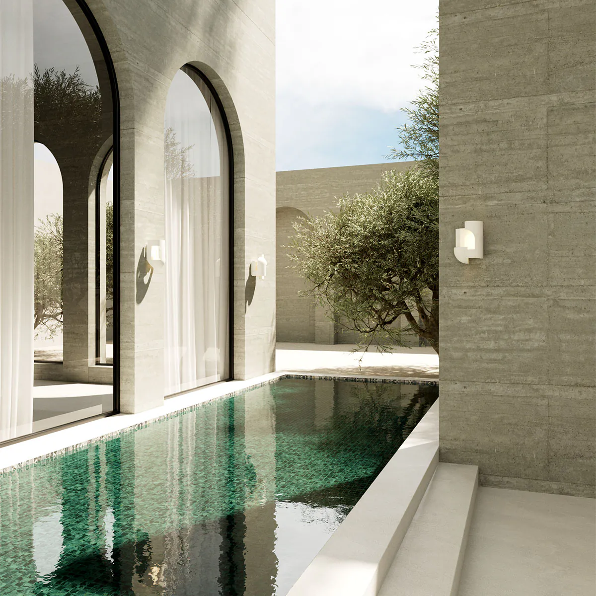 Soul Story 1 Outdoor Wandleuchte, H: 28,7 cm in Weiß – stilvolles Design von DCW Editions geeignet für den Eingangsbereich auch für Badezimmer geeignet Soul Story 1 Outdoor Wandleuchte, H: 28,7 cm in Weiß – stilvolles Design von DCW Editions geeignet für den Eingangsbereich auch für Badezimmer geeignet