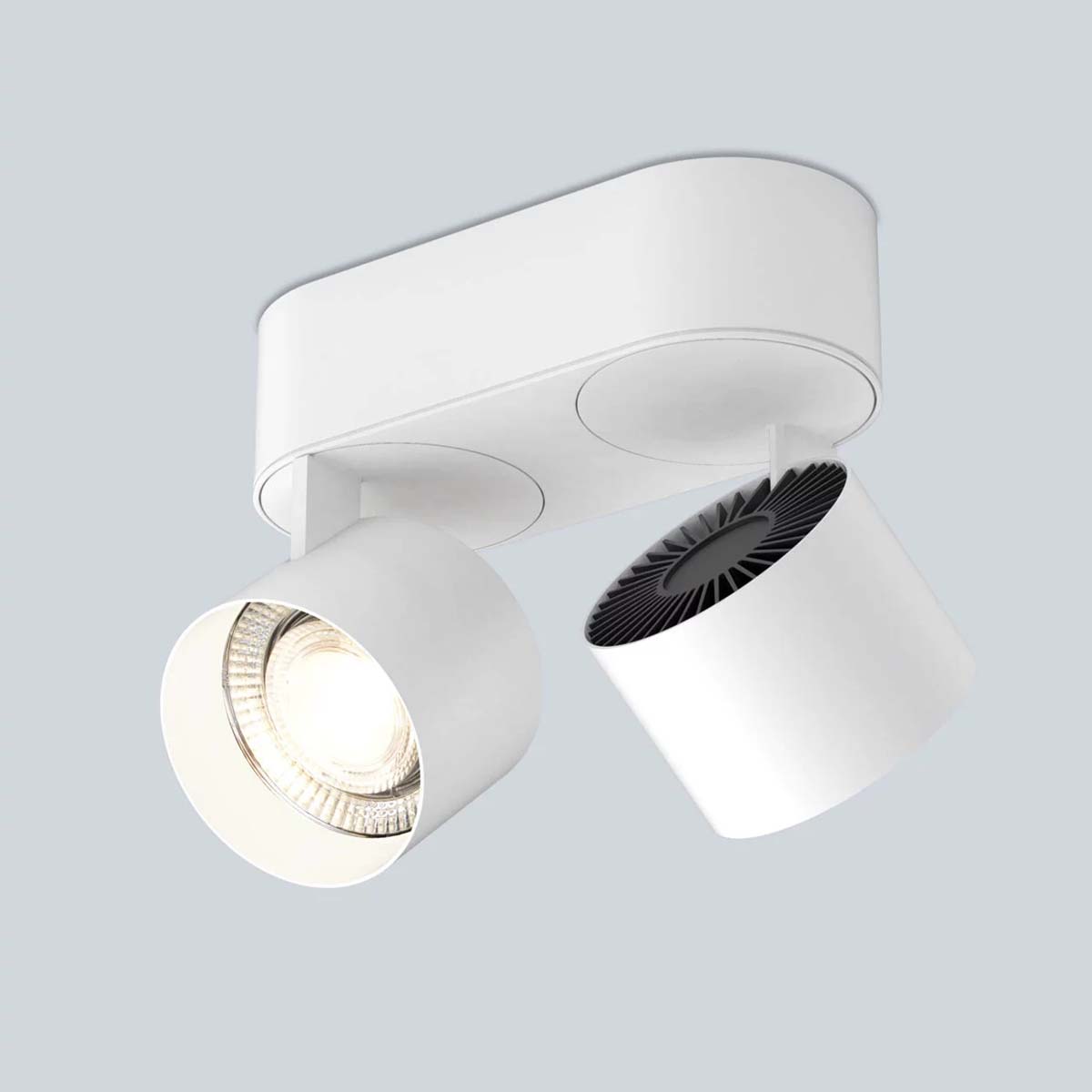 Mawa_wi4-ab-2ov-lg_white Mawa Design Wittenberg 4.0, wi4-ab-2ov-lg LowGlare-Edition Aufbaustrahler, Weiß matt, Warmweiß 3000K, Flood 38°, Bluetooth