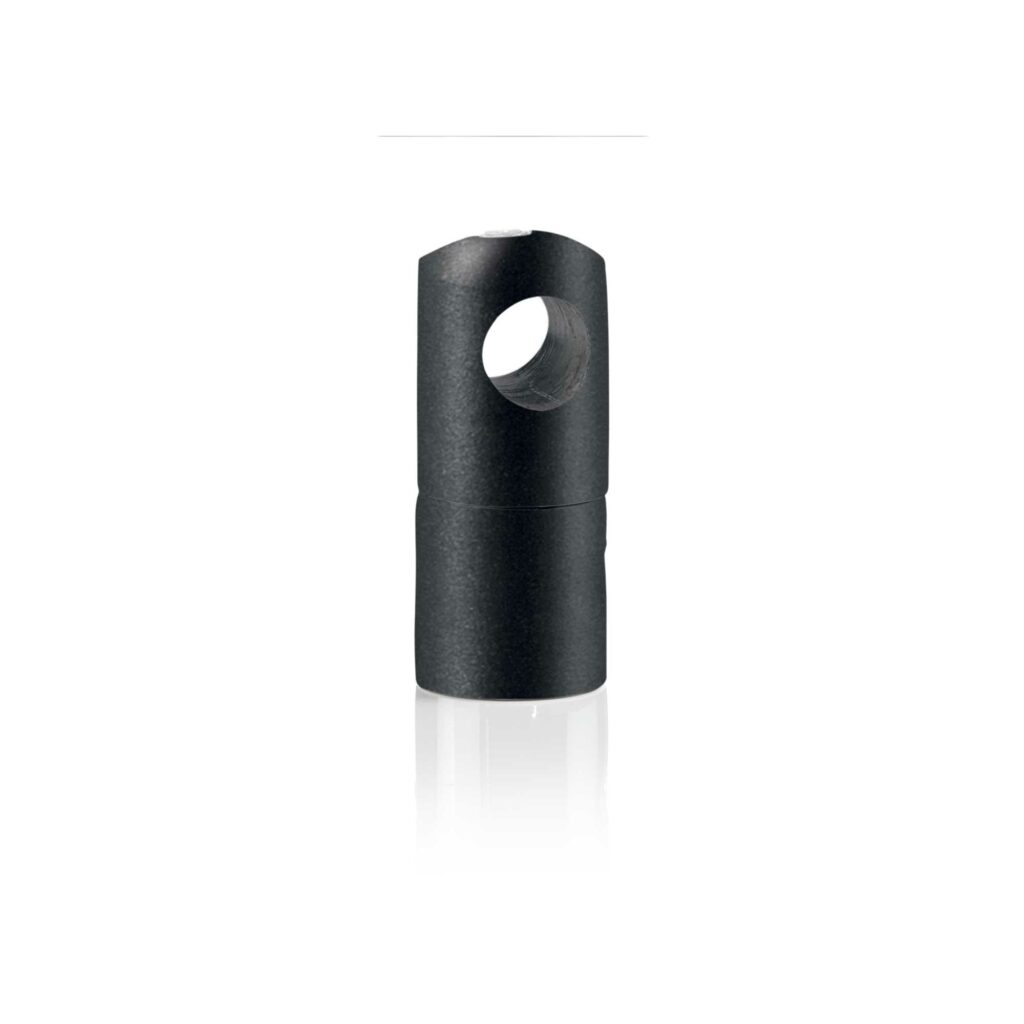 Supporto Cavo Kabelhalter schwarz, Ø: 1,5 cm, H: 3 cm