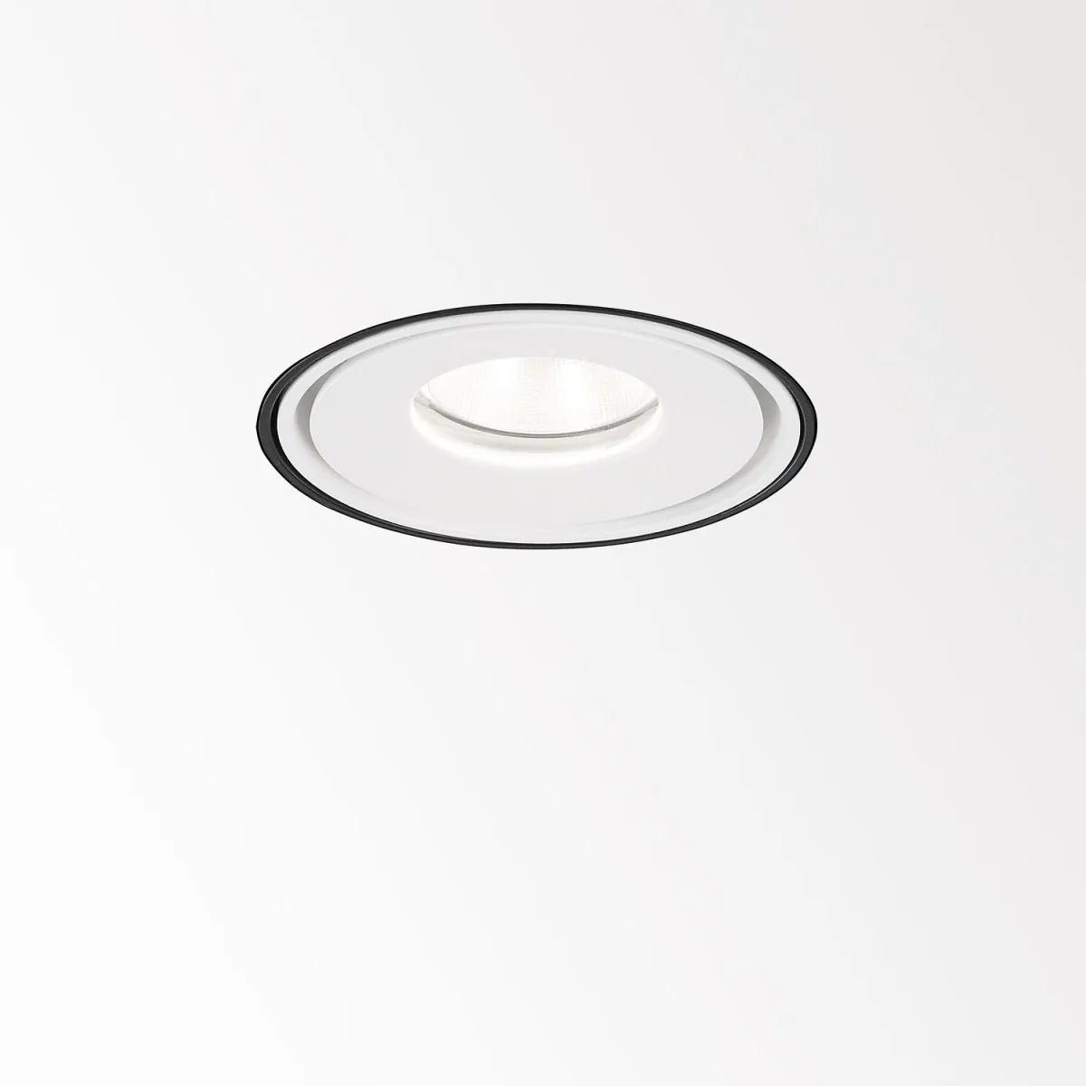 TWEETER M TRIMLESS 93050 Einbaustrahler, Ø: 10,2 cm, Weiß, Warmweiß 3000K, 50°