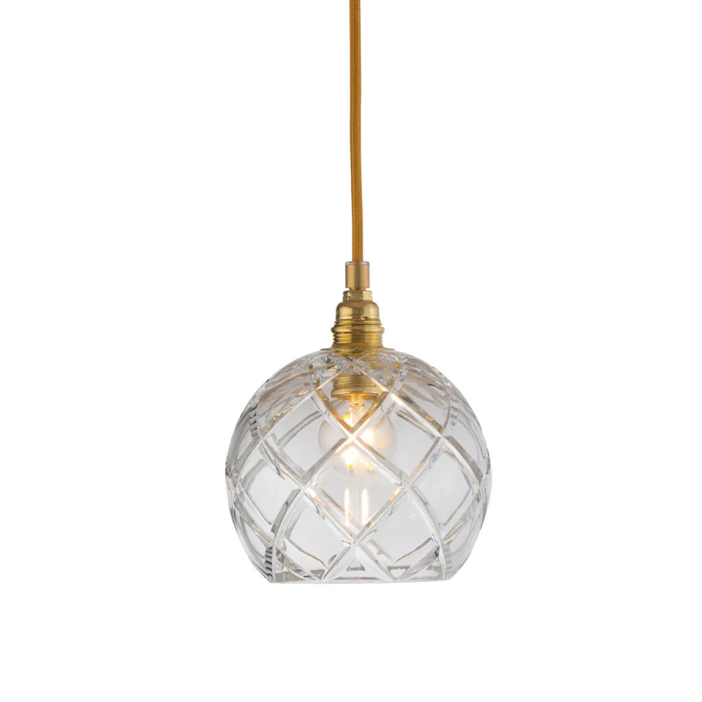 Rowan Pendelleuchte Crystal S Ø 15,5 cm, Gold, Large Check