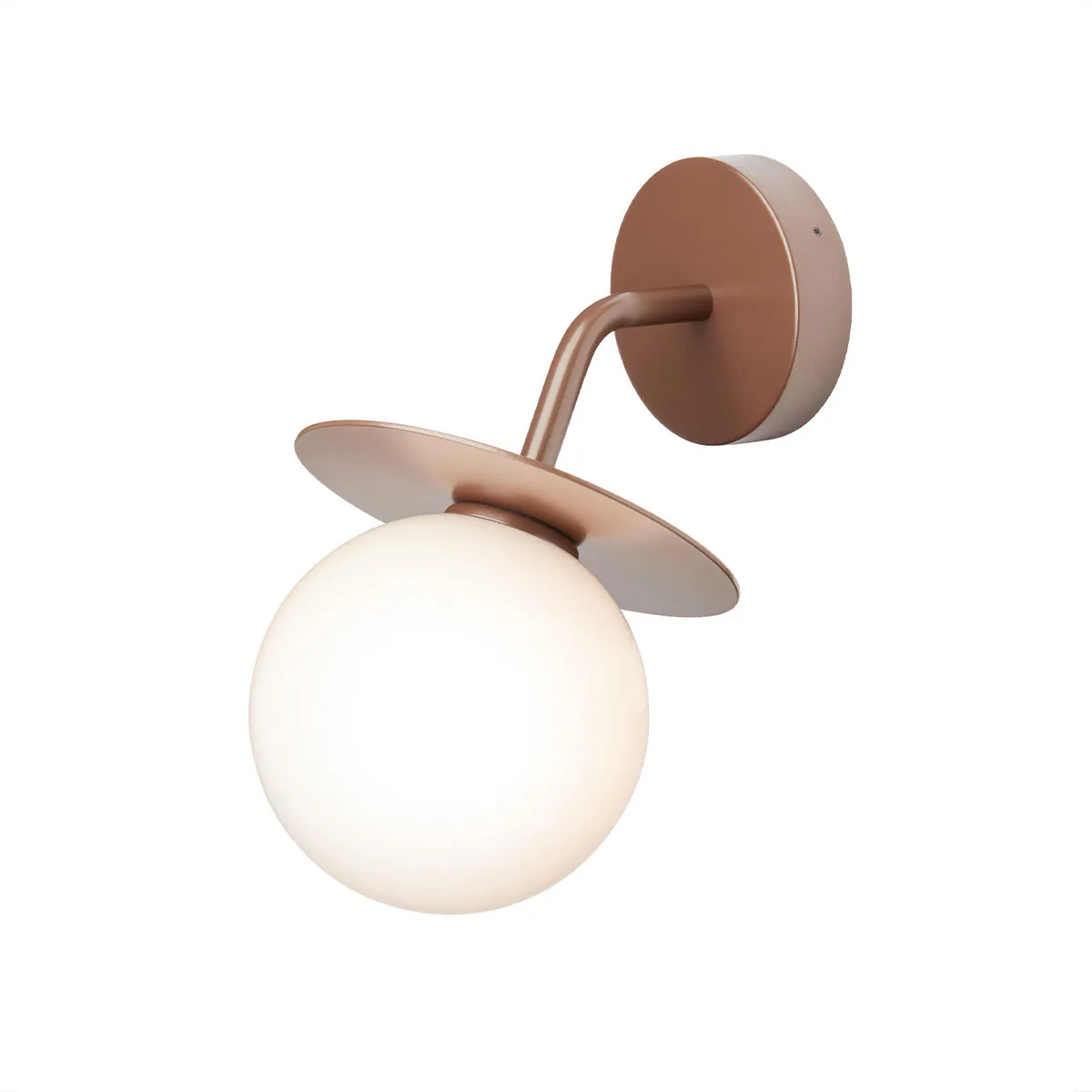 Liila Wall Outdoor Wandleuchte, B: 16 cm, H: 26 cm, Dunkelbronze, Opalglas