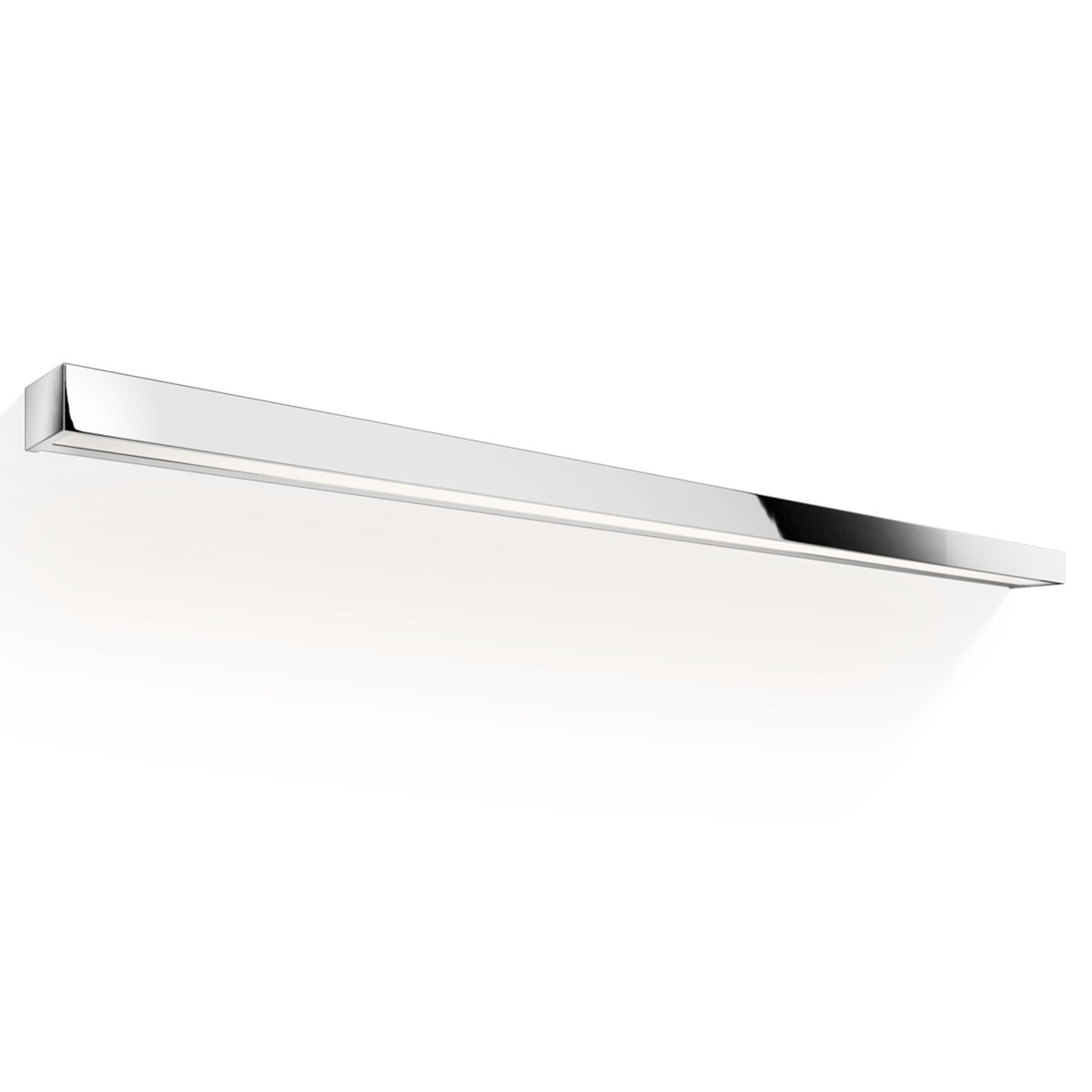 Box 150 N LED Wandleuchte Bad, Chrom, B: 150 cm, Warmweiß 3000K