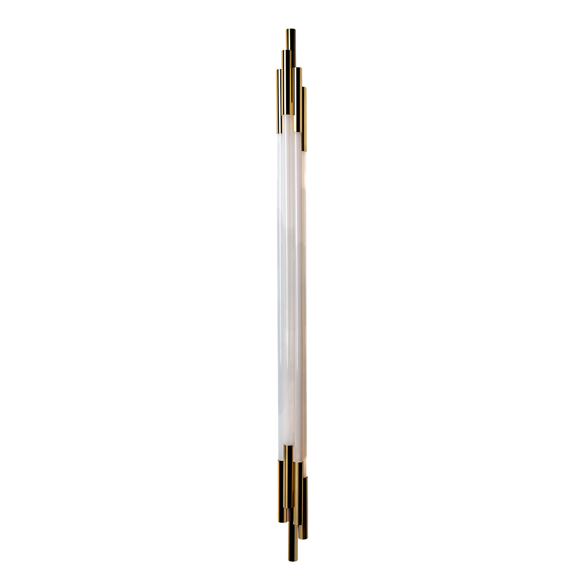 Org Wall Wandleuchte H: 150 cm in Gold Weiß – elegante Designerlampe des Herstellers DCW Editions ideal im Schlafzimmer