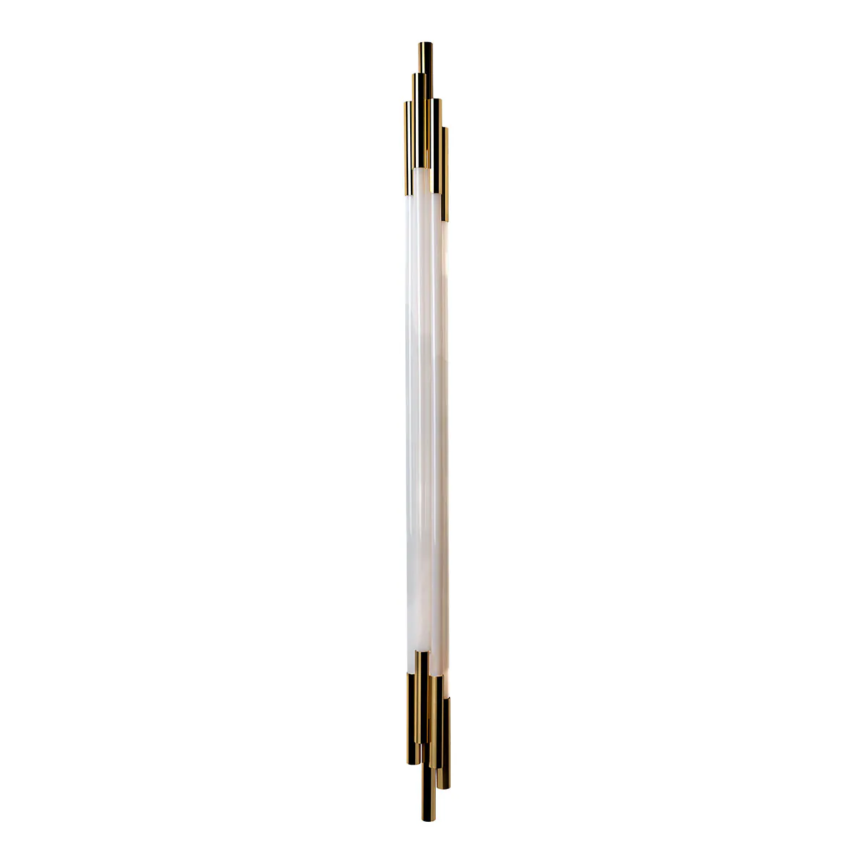 Org Wall Wandleuchte H: 150 cm in Gold Weiß – elegante Designerlampe des Herstellers DCW Editions ideal im Schlafzimmer