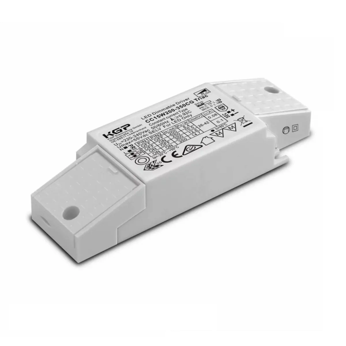 LED Power Supply Multi Power 200-350mA / 15W, Phasenan-/ abschnitt