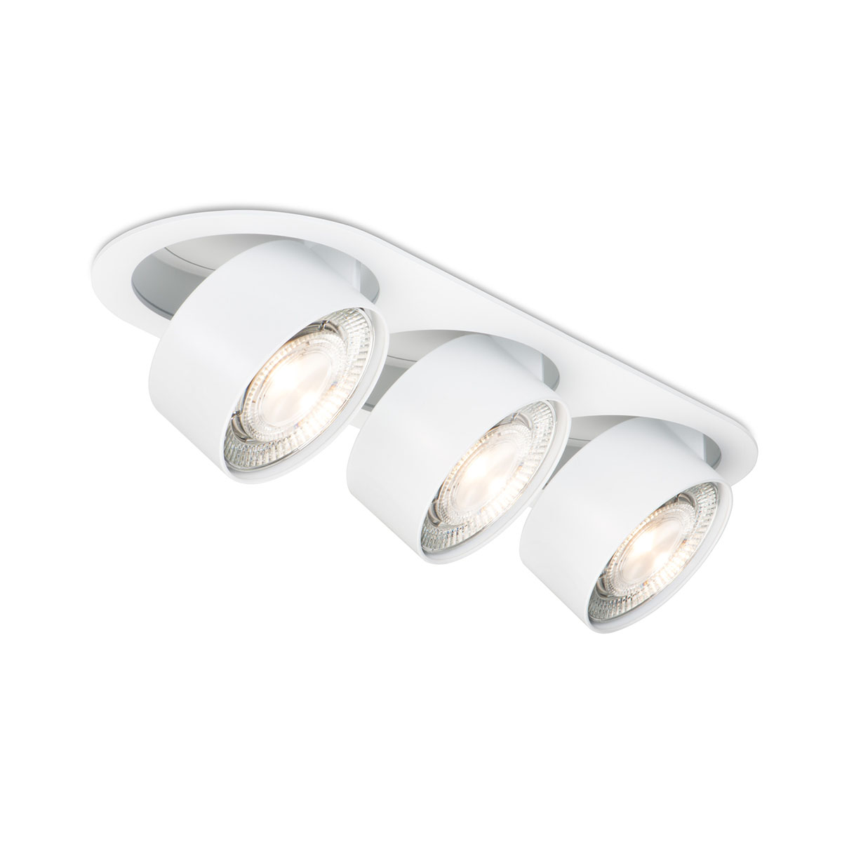 Wittenberg 4.0, wi4-eb-3ov Einbaustrahler, Weiß matt, Warmweiß 3000K, Flood 38°