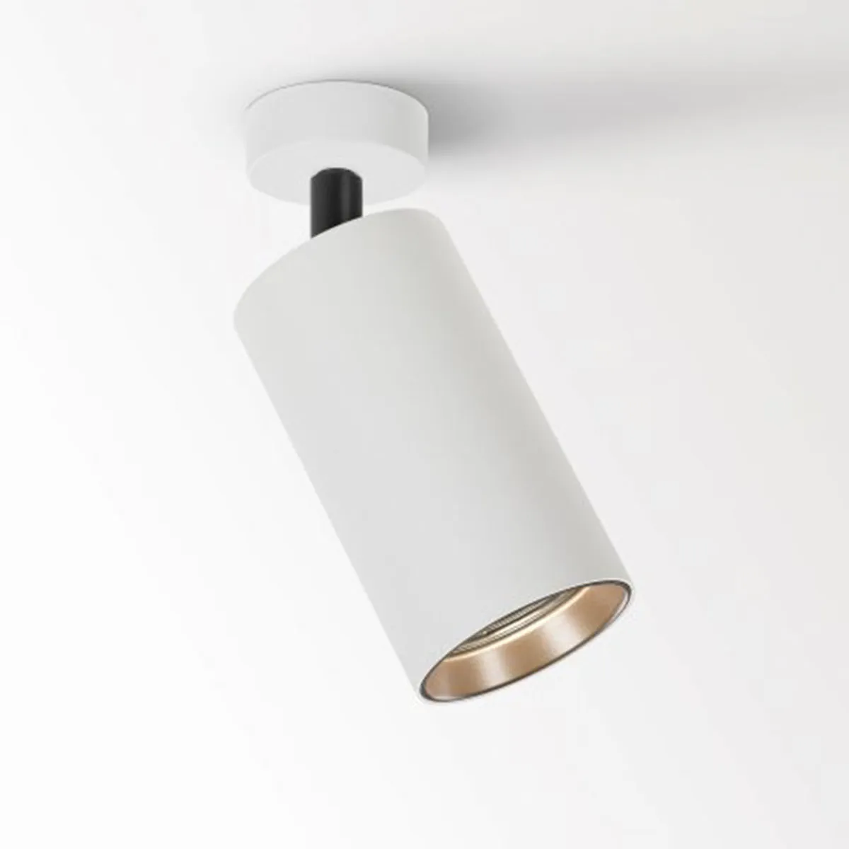 SPY 90 ON 1 93045 DIM1 Aufbaustrahler, Ø: 9 cm, L: 16,5 cm, Weiß, Warmweiß 3000K, 45°